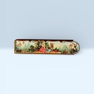 Stratton England Folding Hair Comb Case Vintage Rare EUC